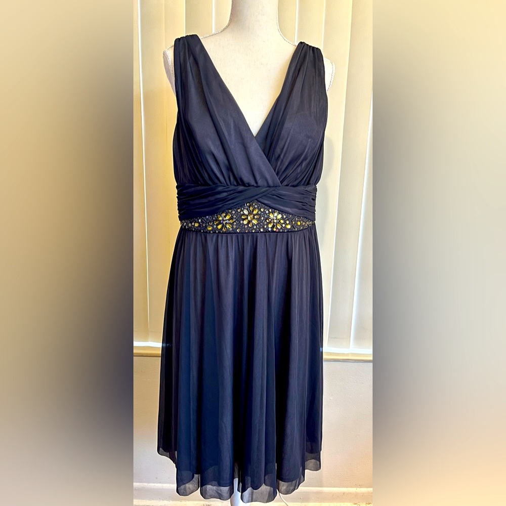 La Nouvelle Renaissance beaded chiffon dress